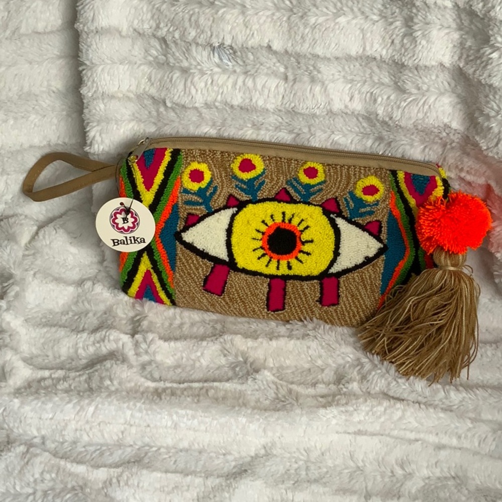 🆕Wayuu evil eye clutch!! Made in Colombia 🇨🇴